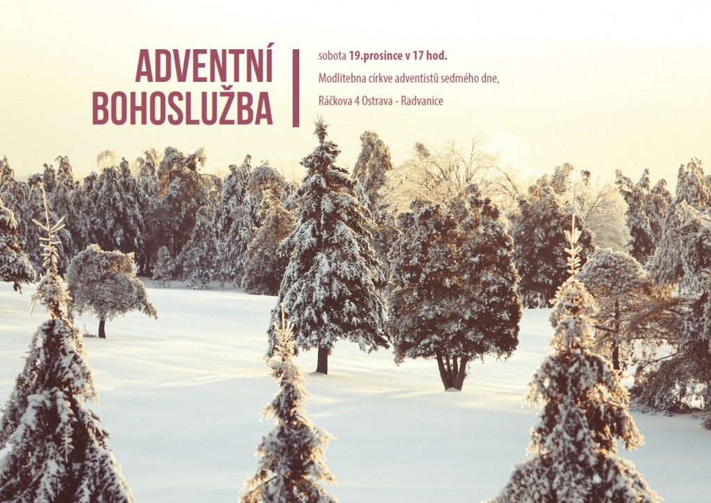 Pozvánka na Adventní bohoslužbu 2015